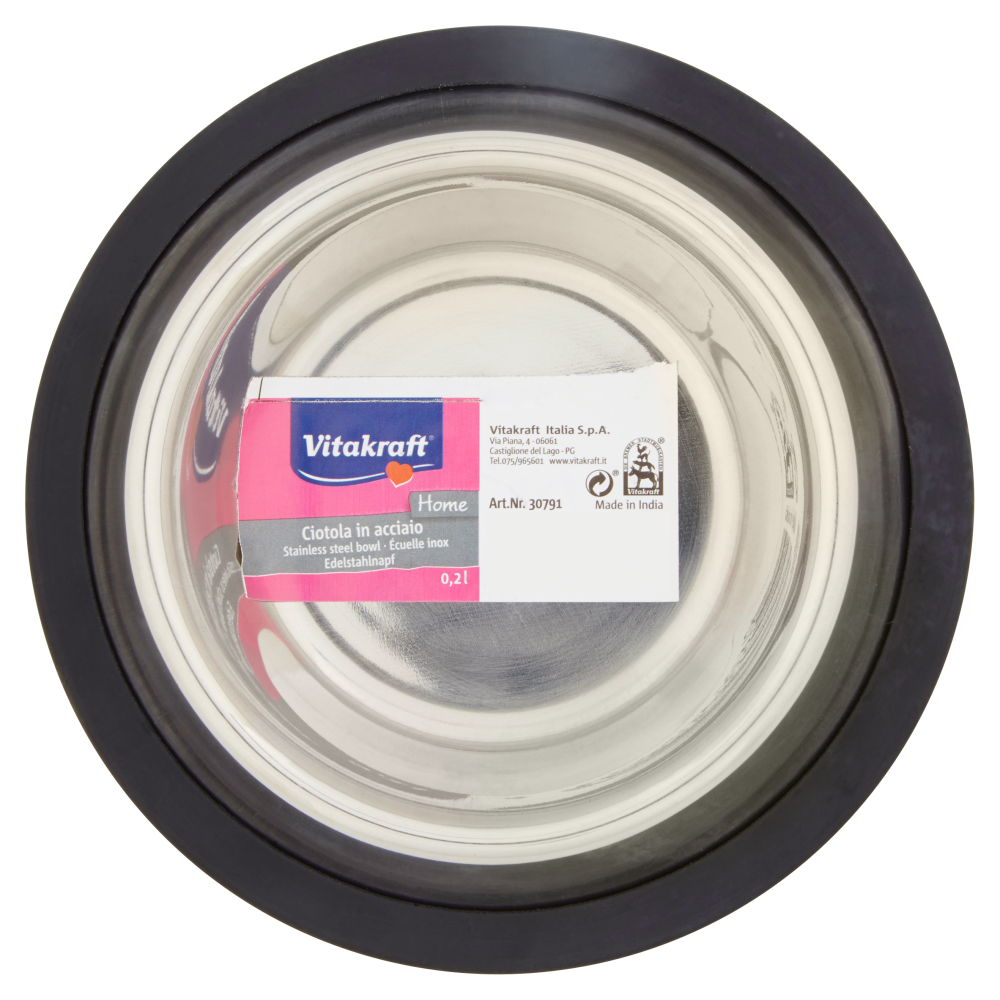 Vitakraft Home Ciotola in acciaio 0,2 l