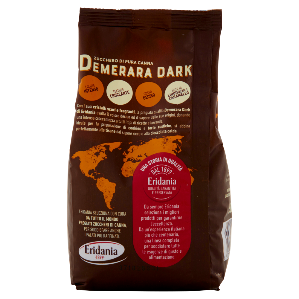 Eridania Zucchero di Pura Canna Demerara Dark 500 g