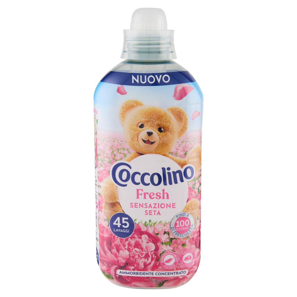 Coccolino Ammorbidente Concentrato Fresh Sensazione Seta 45 Lavaggi 952 ml