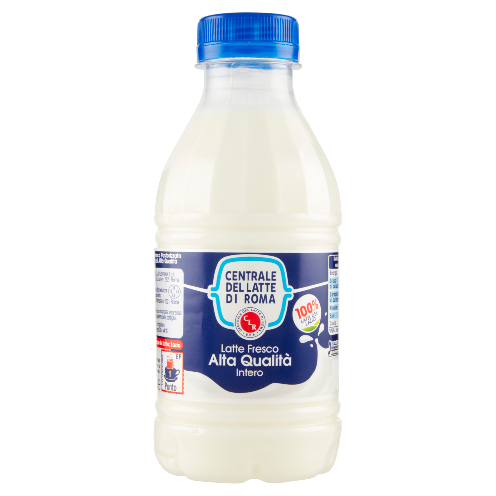 Centrale del Latte di Roma Latte Fresco Alta Qualit&agrave; Intero 500 ml
