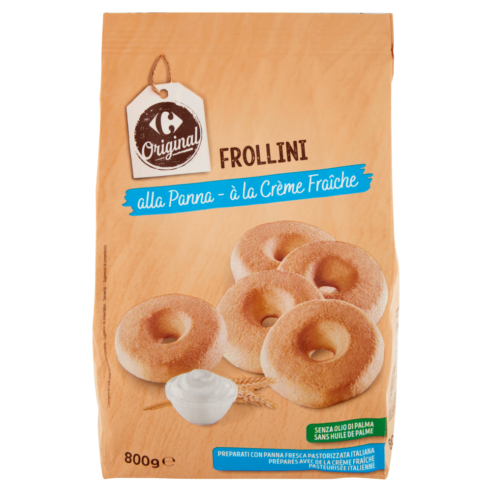 Carrefour Original Frollini alla Panna 800 g
