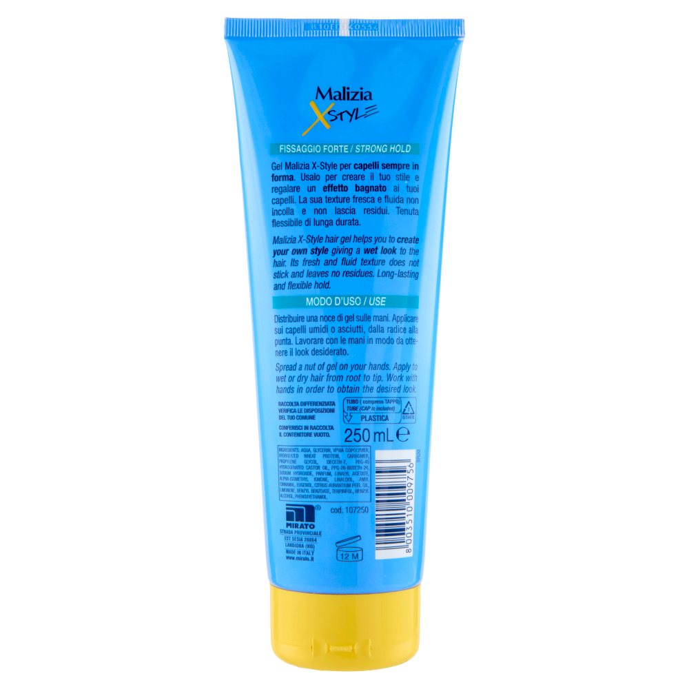 Malizia Style Gel Effetto Bagnato 250 mL