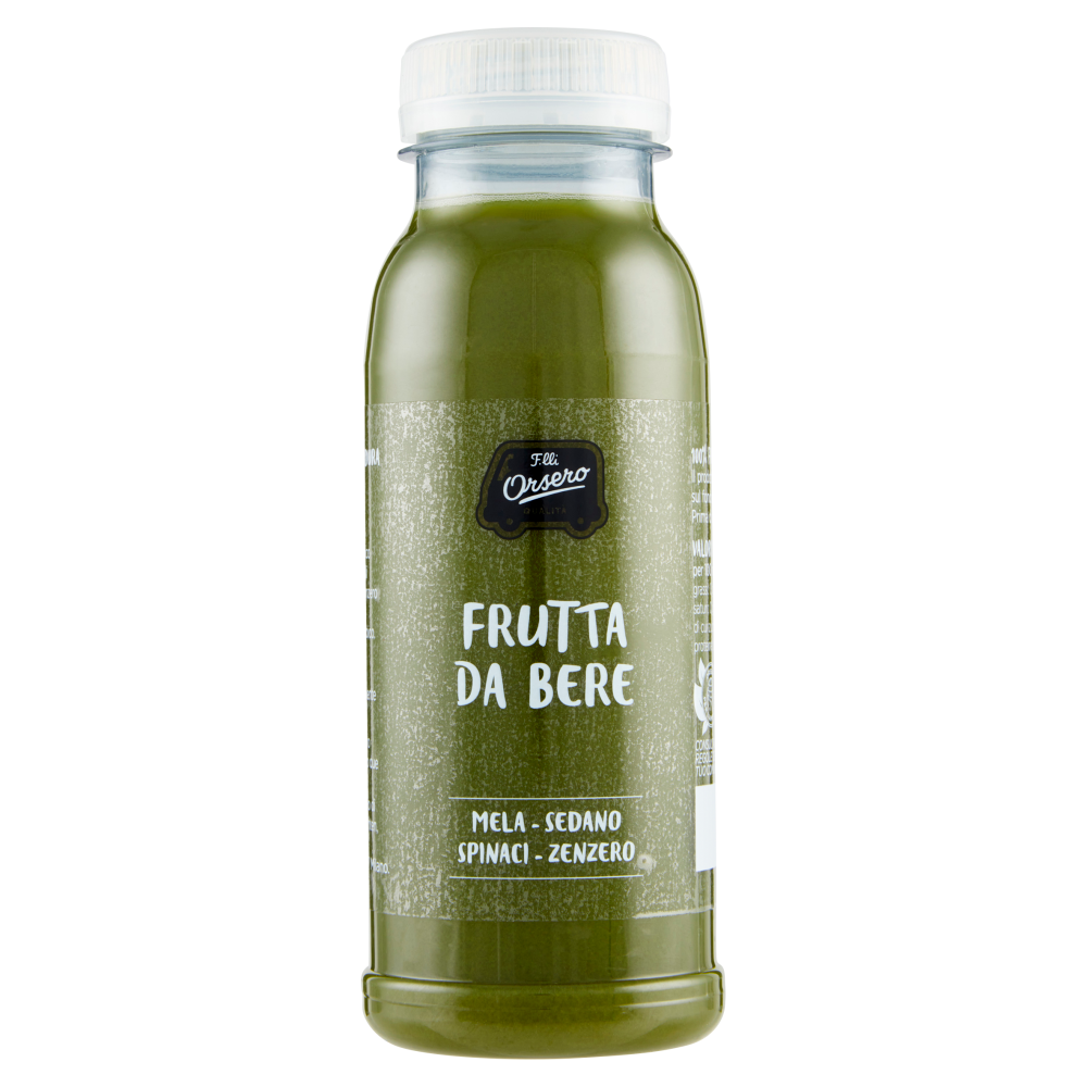F.lli Orsero Frutta da Bere Mela - Sedano Spinaci - Zenzero 250 ml