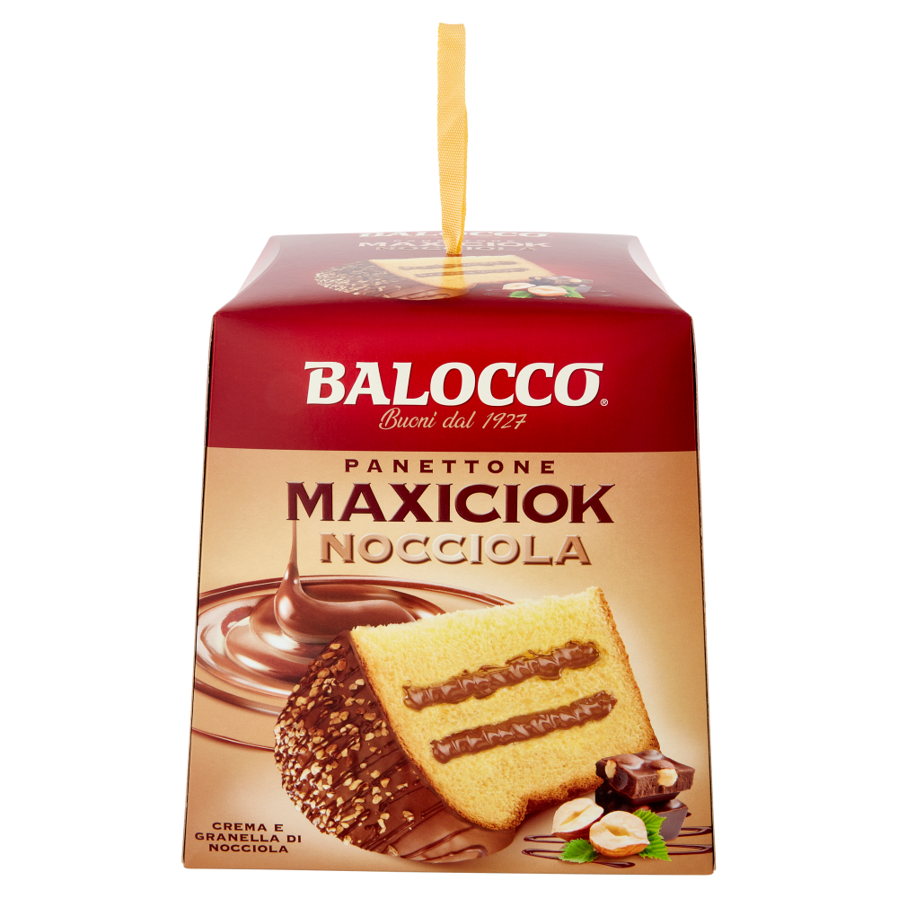 Balocco Panettone Maxiciok Nocciola 800 g