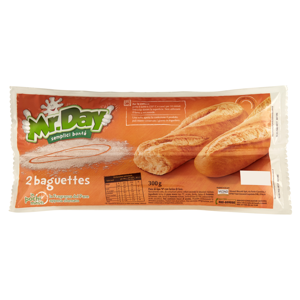 Mr.Day 2 Baguettes 300 g