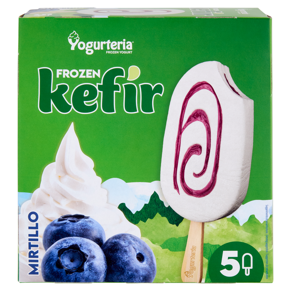 Yogurteria Frozen Yogurt Frozen Kefir Mirtillo 5 x 50 g
