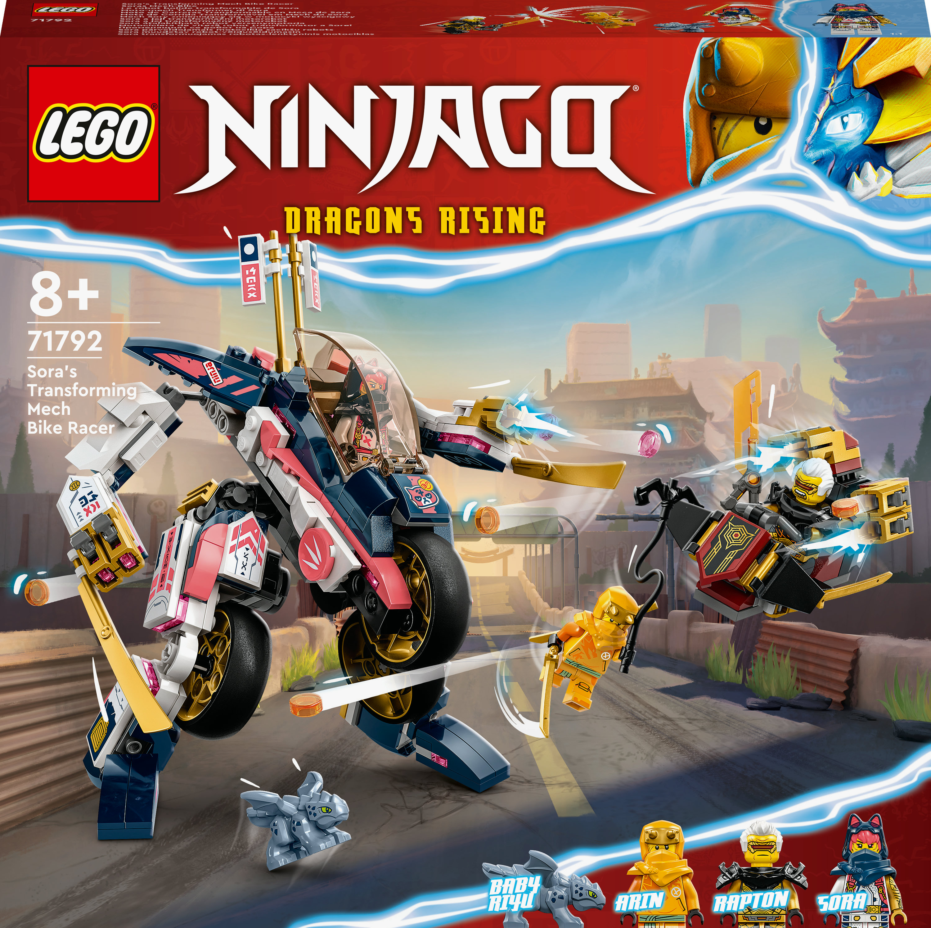 LEGO NINJAGO Moto-mech Transformer di Sora