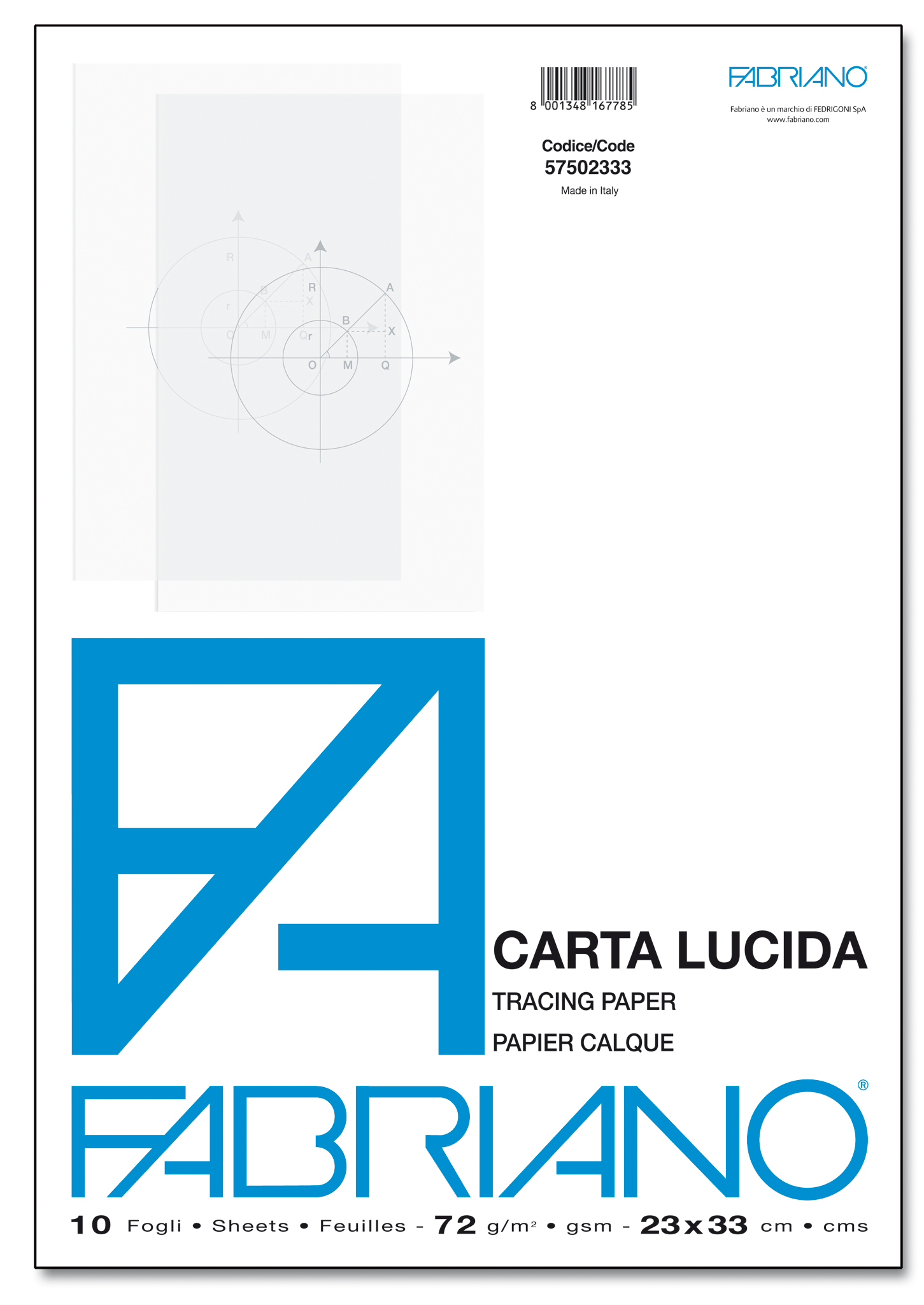 Blocco Da Disegno Fabriano 25x35 Cm - 10 Fogli 400 Gr Grana Fina - Per Acquerello, Tecnica Mista - Foto 7