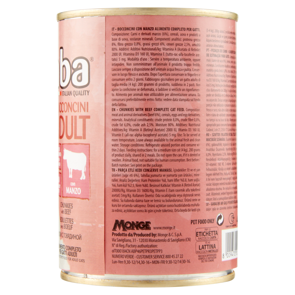 Simba Bocconcini Adult con Manzo 415 g