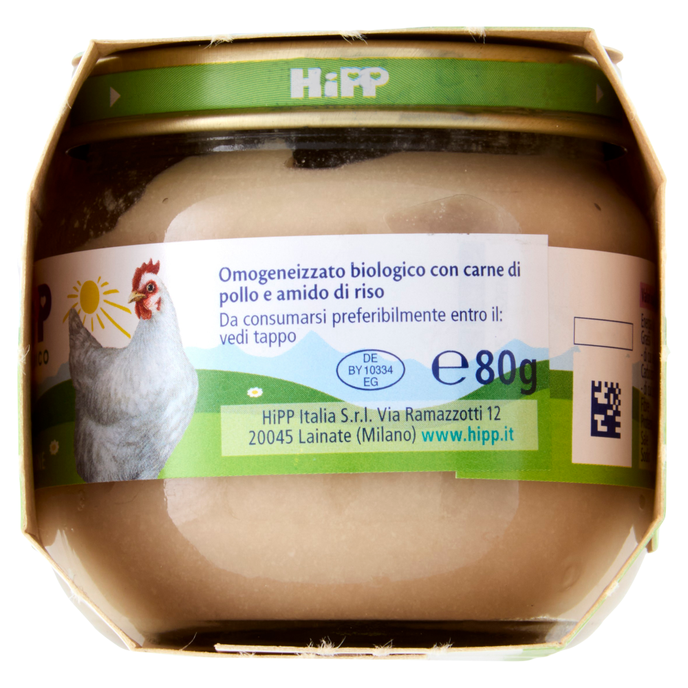 HiPP Biologico Pollo Omogeneizzato con Carne 2 x 80 g
