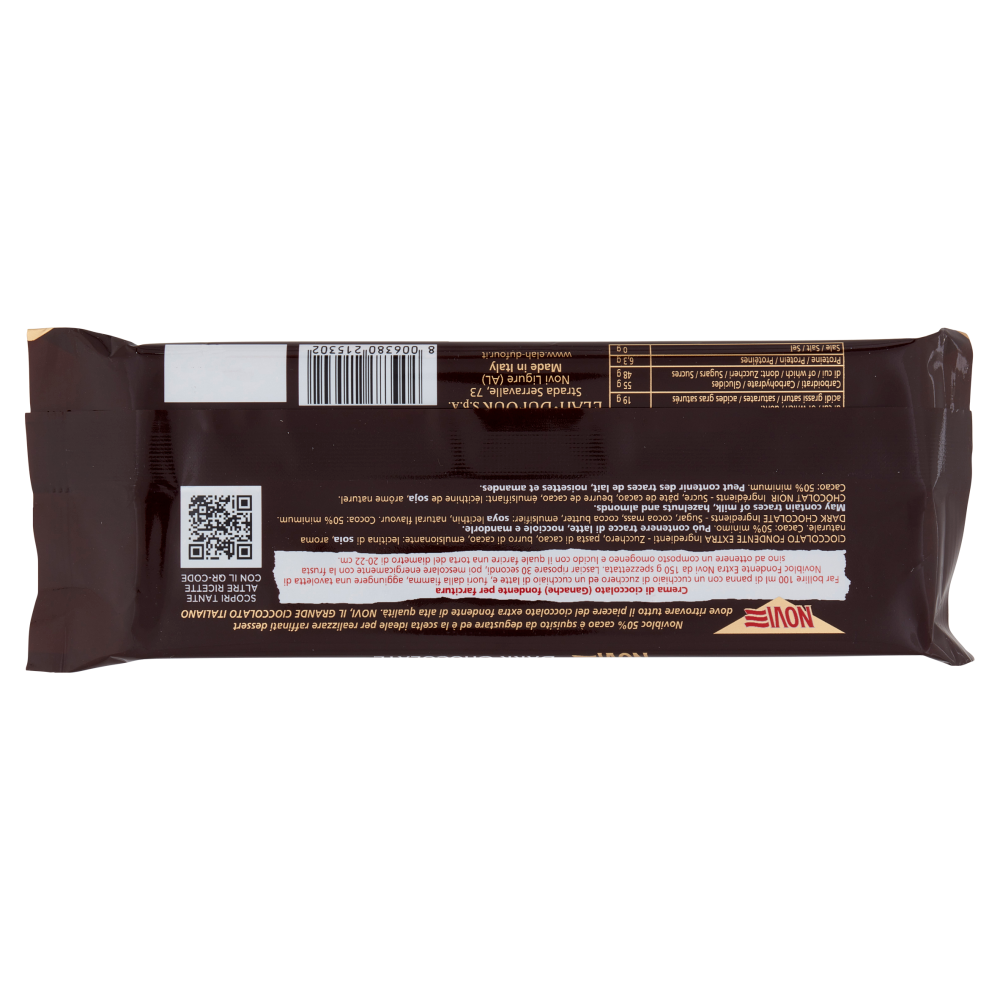 Novi Novibloc 50% Cacao Cioccolato Fondente Extra 150 g
