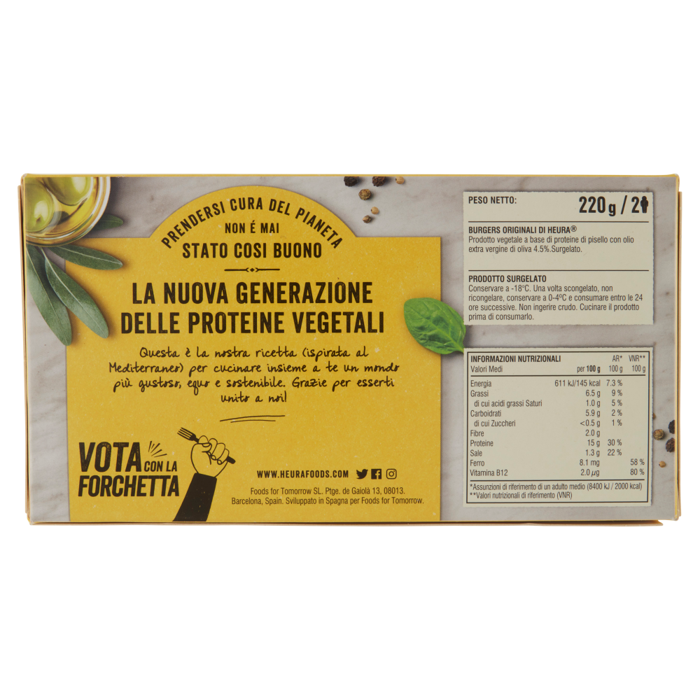 He&uuml;ra Burgers Originali 220 g