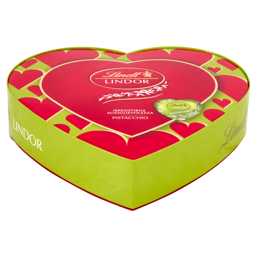 Lindt Lindor scatola cuore pistacchio 82 g