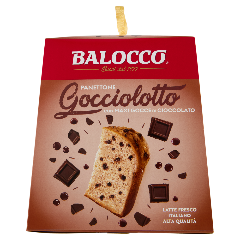 Balocco Panettone Gocciolotto con Maxi Gocce di Cioccolato 800 g