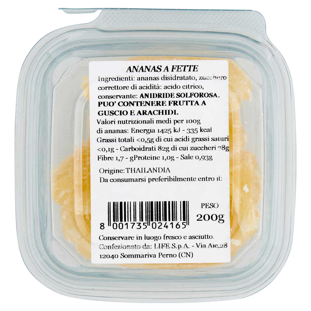 life Ananas a Fette 200 g