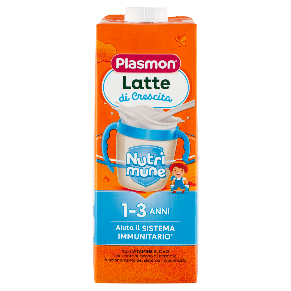 Plasmon Latte di Crescita Nutri mune 1-3 Anni 1 L