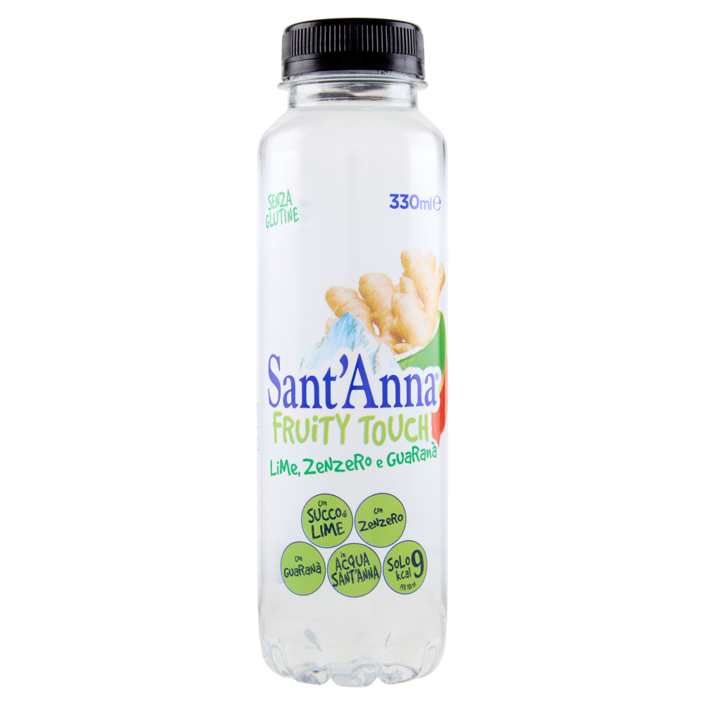Sant'Anna Fruity Touch Lime, Zenzero e Guaranà 330 ml