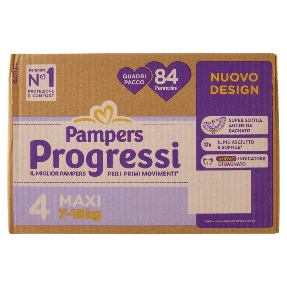 Pampers Progressi Maxi 84 pz