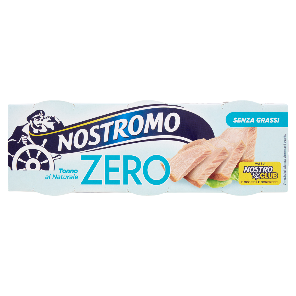 Nostromo Tonno al Naturale Zero 3 x 65 g