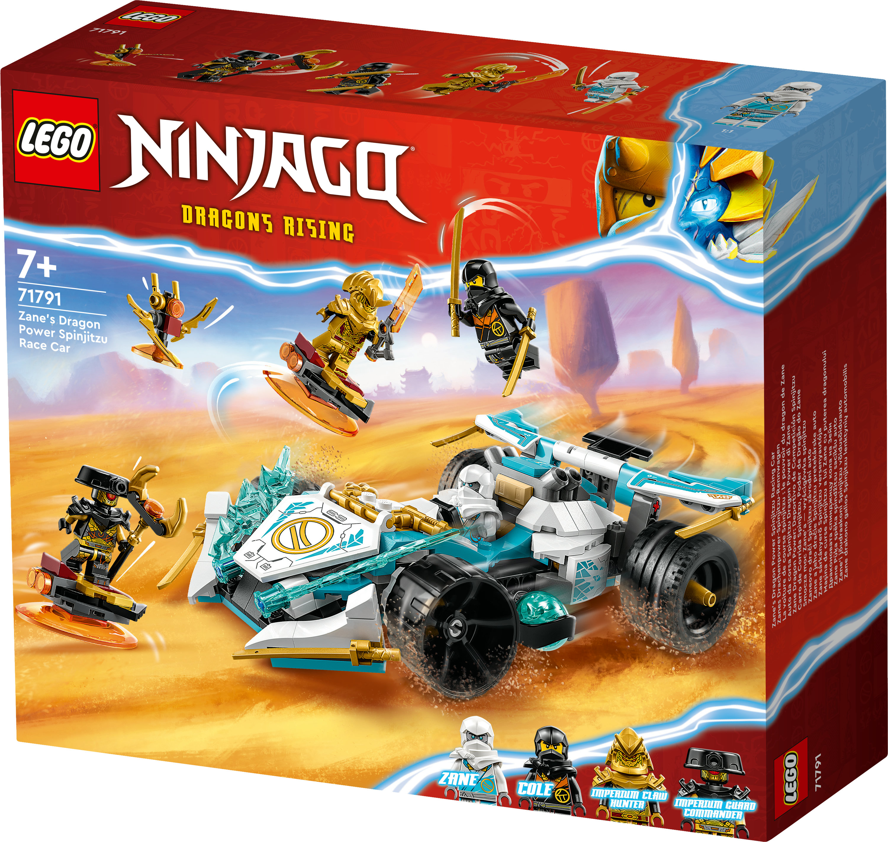 LEGO NINJAGO Auto da corsa Spinjitzu Dragon Power di Zane