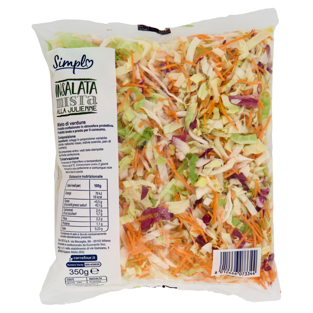 Simpl Insalata mista alla Julienne 350 g 