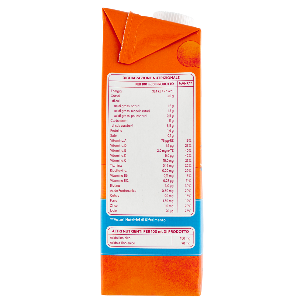 Plasmon Latte di Crescita con Biscotto Nutri mune 1-3 Anni 1 L