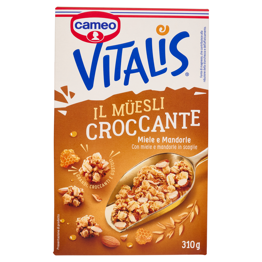 cameo Vitalis il Müesli Croccante Miele e Mandorle 310 g