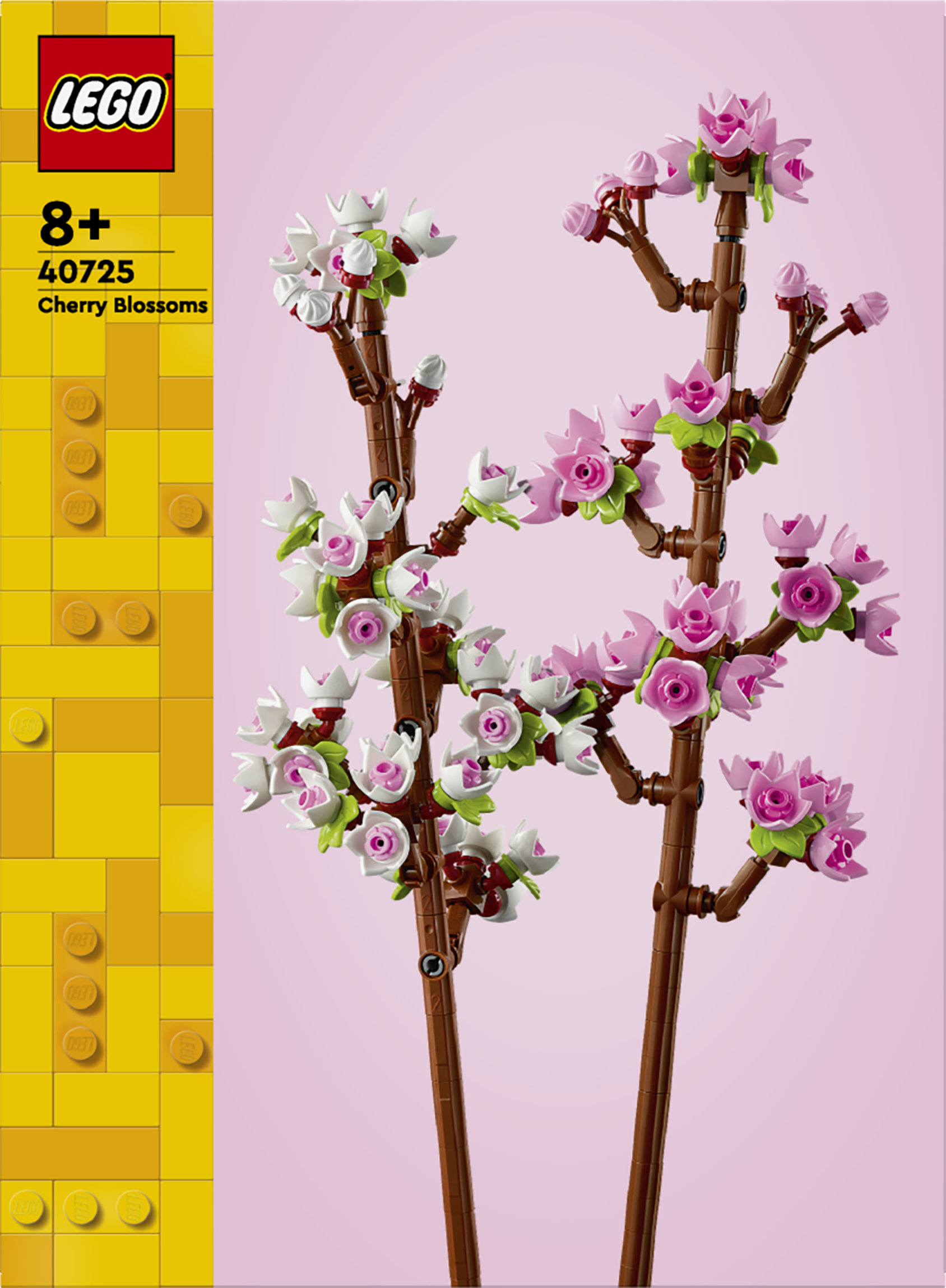 LEGO Botanicals 40725 Fiori di Ciliegio, Set per Adulti, Bambine e Bambini da 8+, Regalo Collezione Botanica per Donna o Uomo