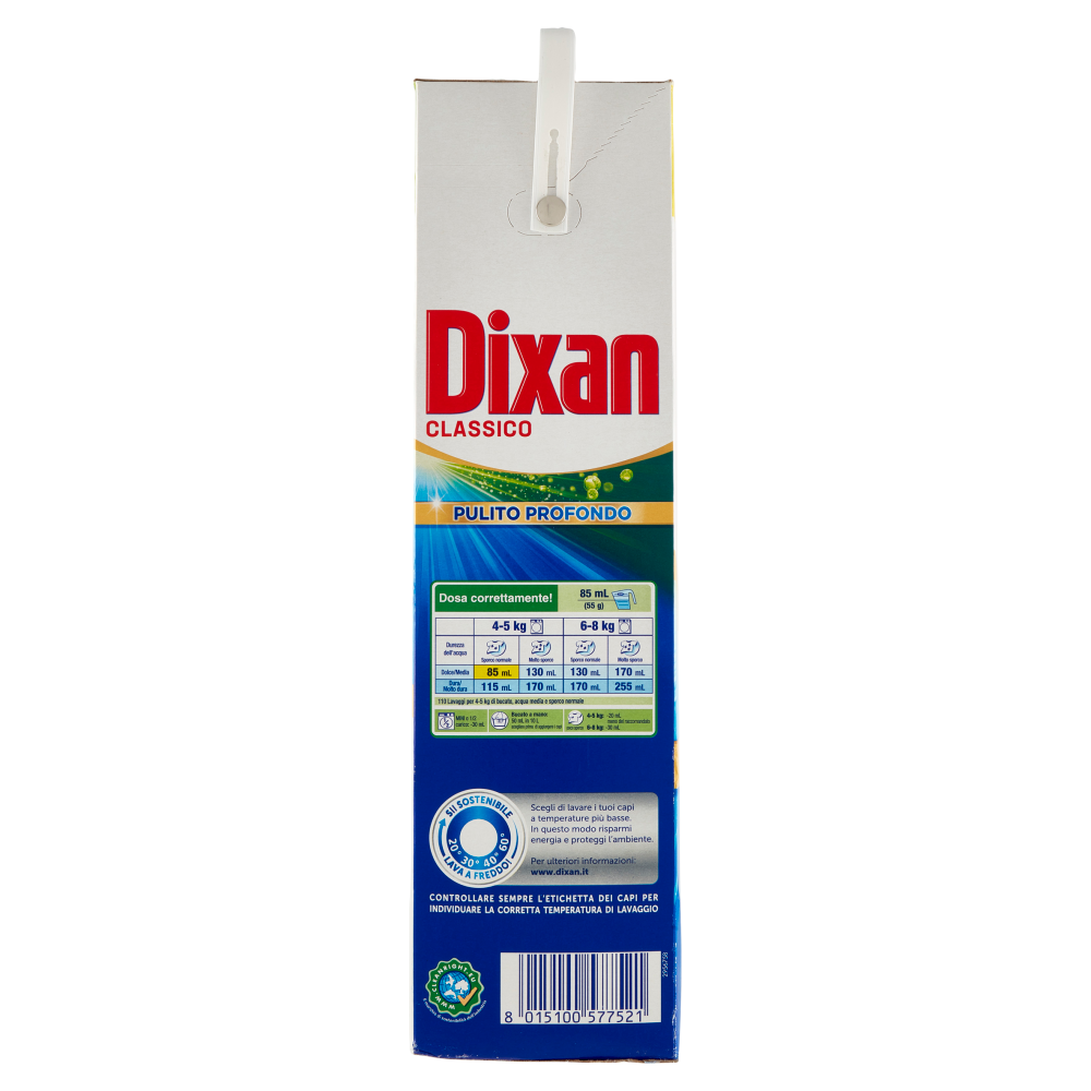 DIXAN Polvere Classico 110 lavaggi 6,050 kg