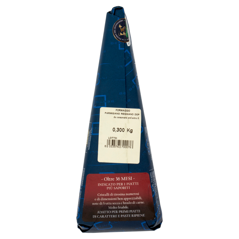 Bertinelli Parmigiano Reggiano DOP Millesimato Oltre 36 Mesi 0,300 kg