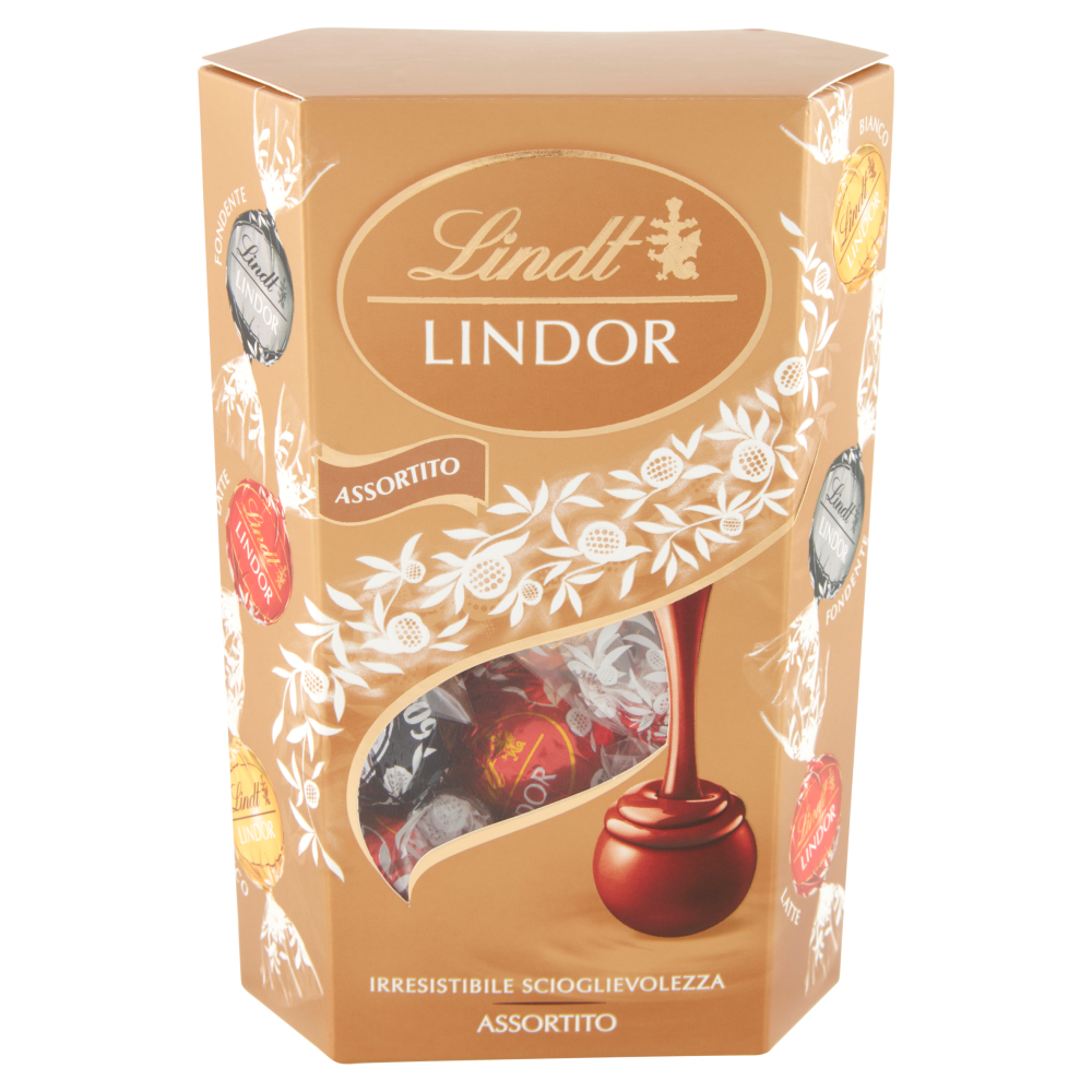 Lindt Cioccolatini Lindor Cioccolatini assortiti Scatola 200 g