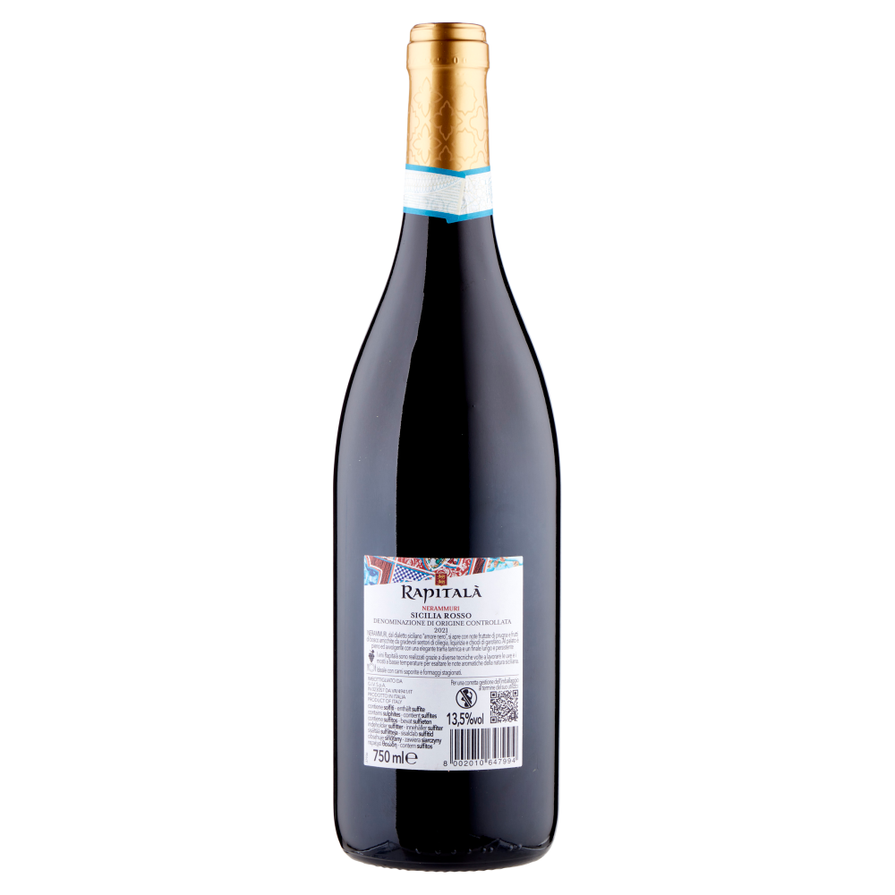 Rapital&agrave; Nerammuri Sicilia Rosso DOC 750 ml