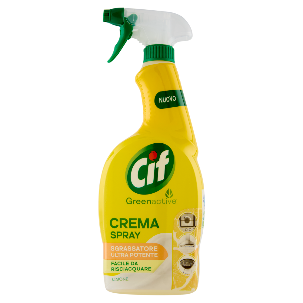 Cif Greenactive Crema Spray Limone 650 ml
