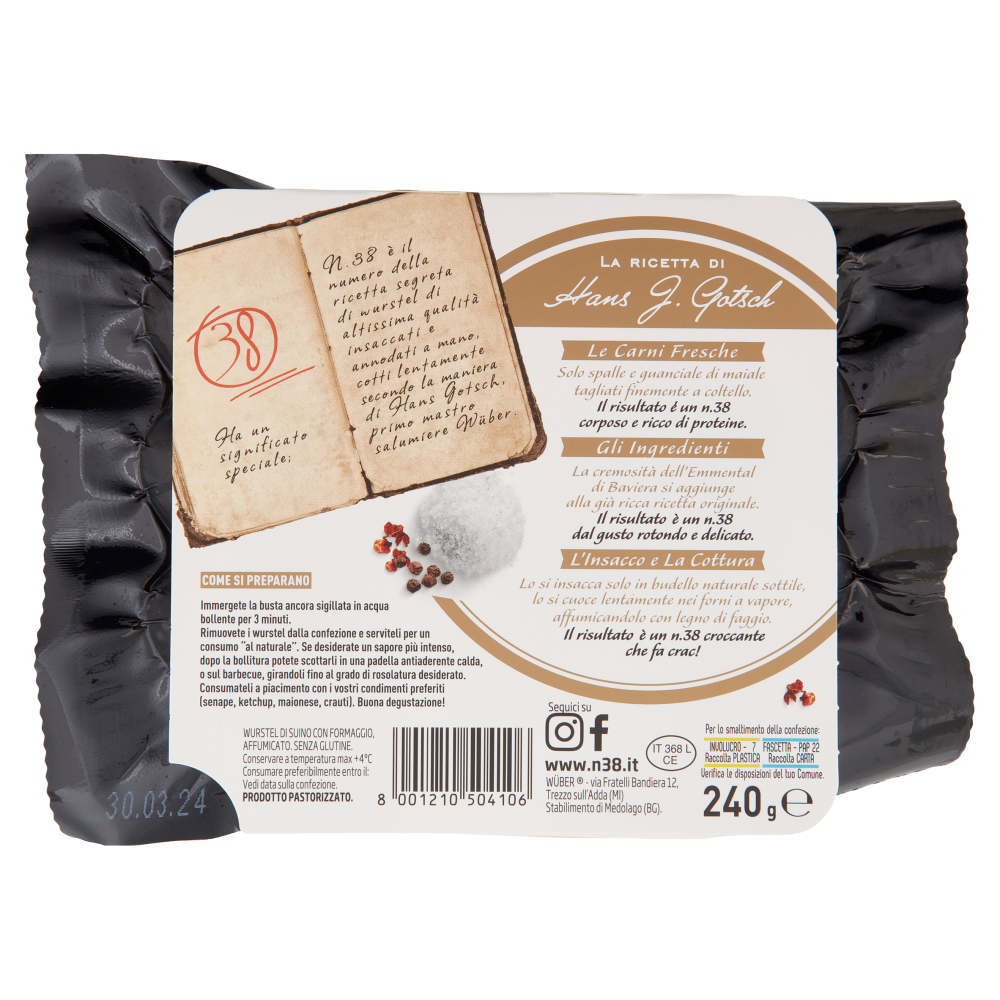 Wüber N.38 Bavarese 240 g