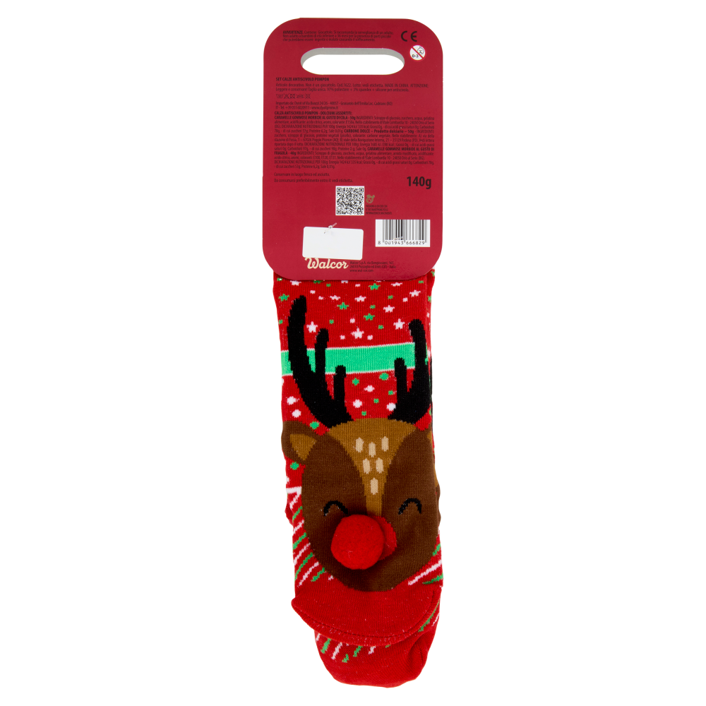 Walcor Calza Pompon Antiscivolo 140 g
