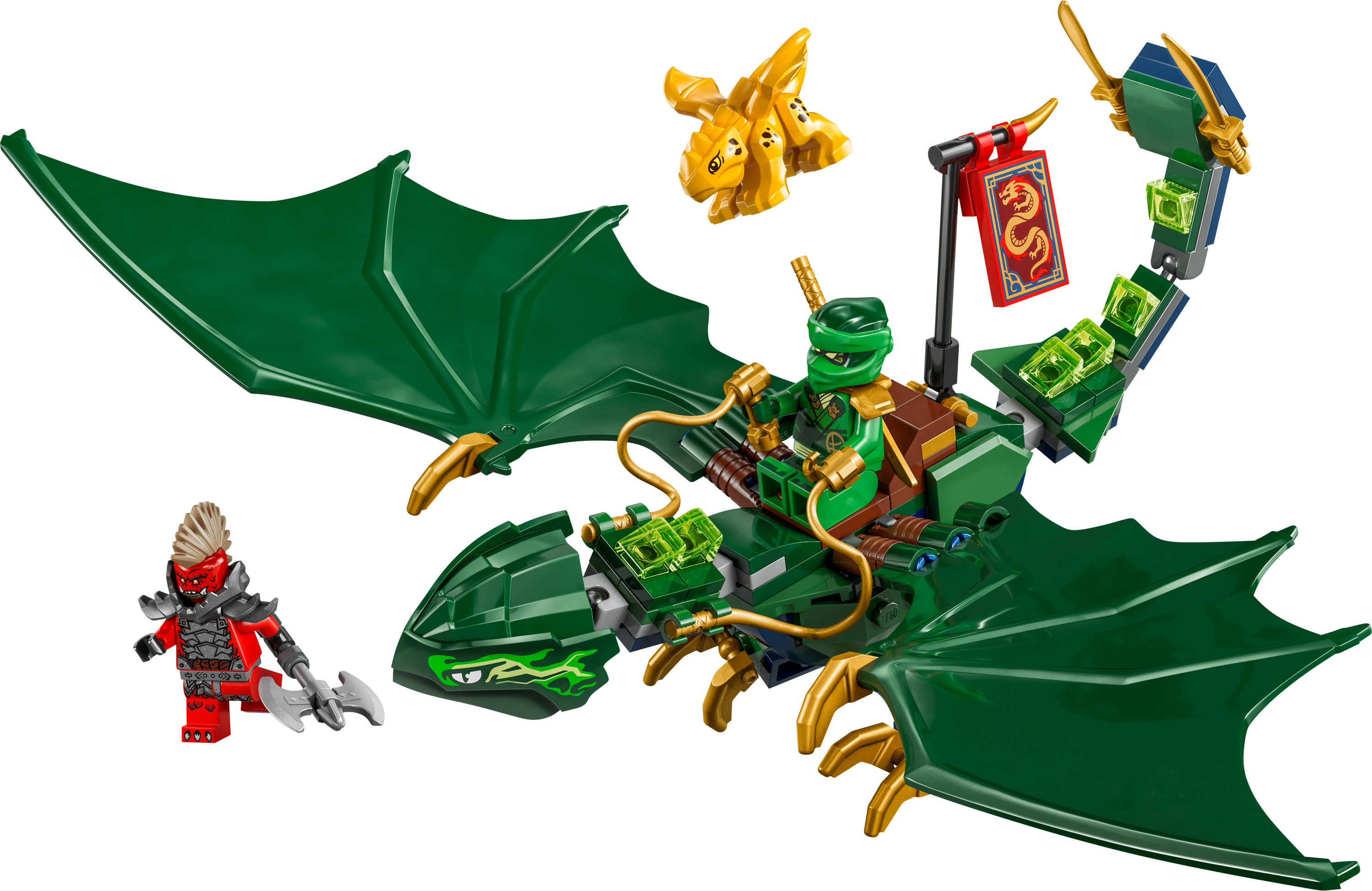 LEGO NINJAGO Drago della foresta verde di Lloyd