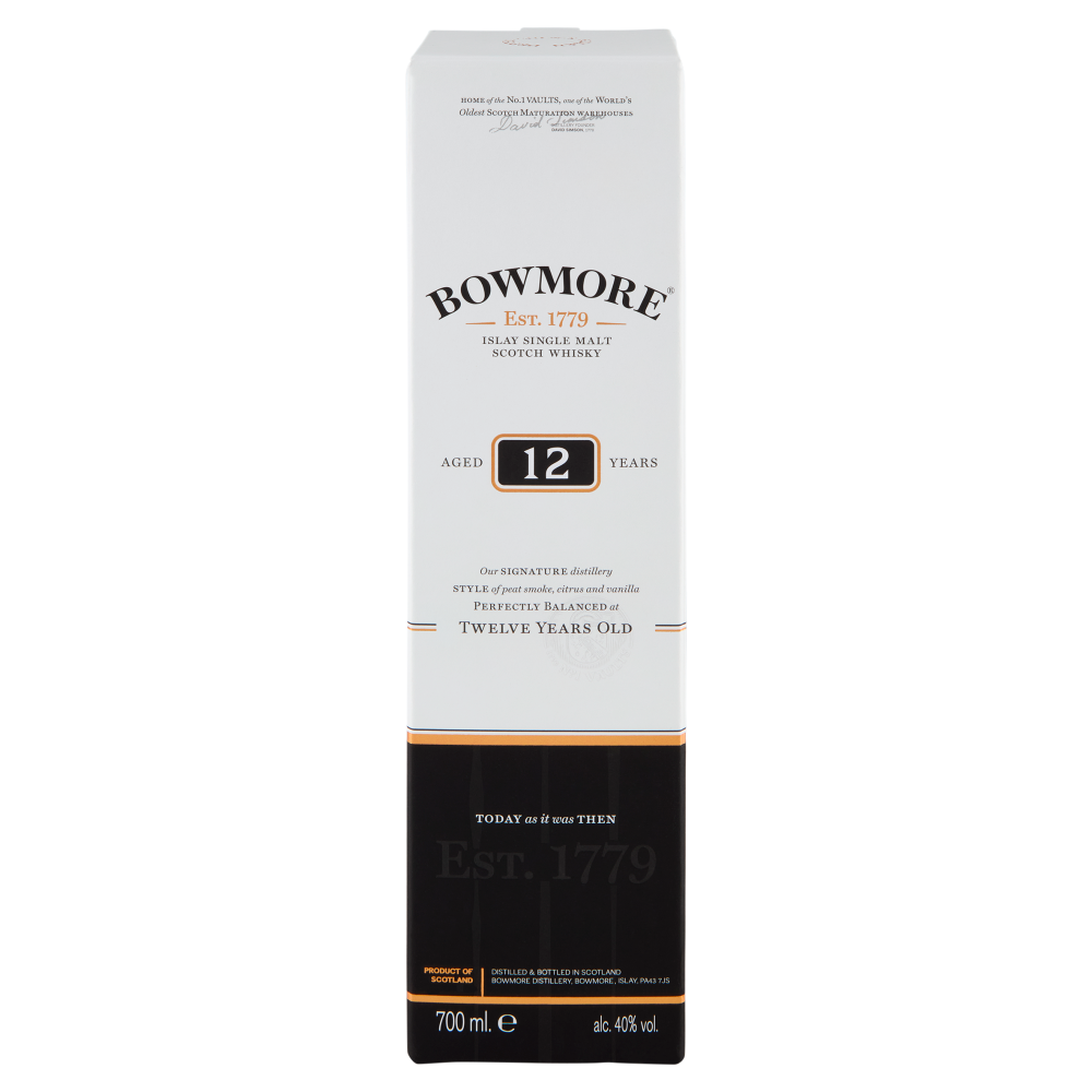 Bowmore Islay Single Malt Scotch Whisky Aged 12 Years 700 ml