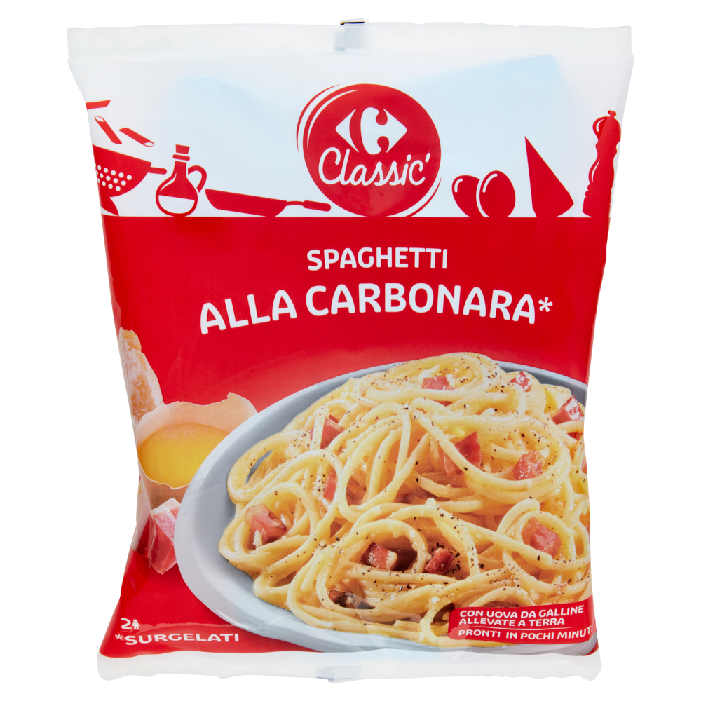 Carrefour Classic Spaghetti alla Carbonara Surgelati 500 g
