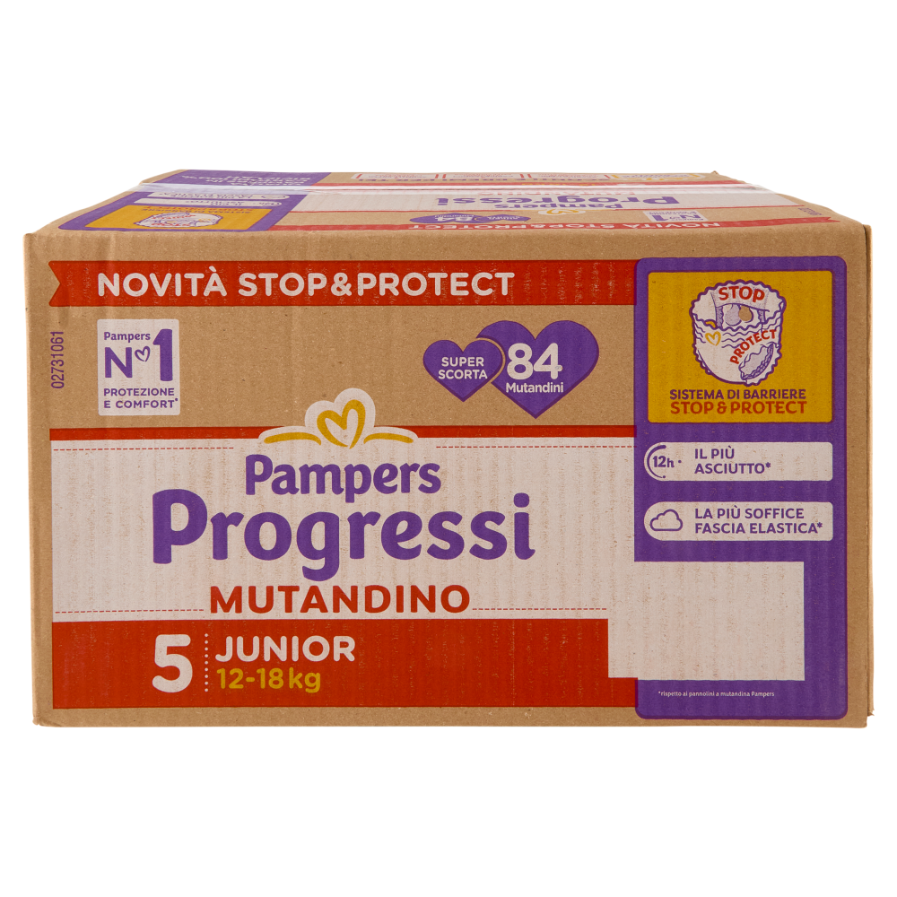 Pampers Progressi Mutandino Junior 84 pz