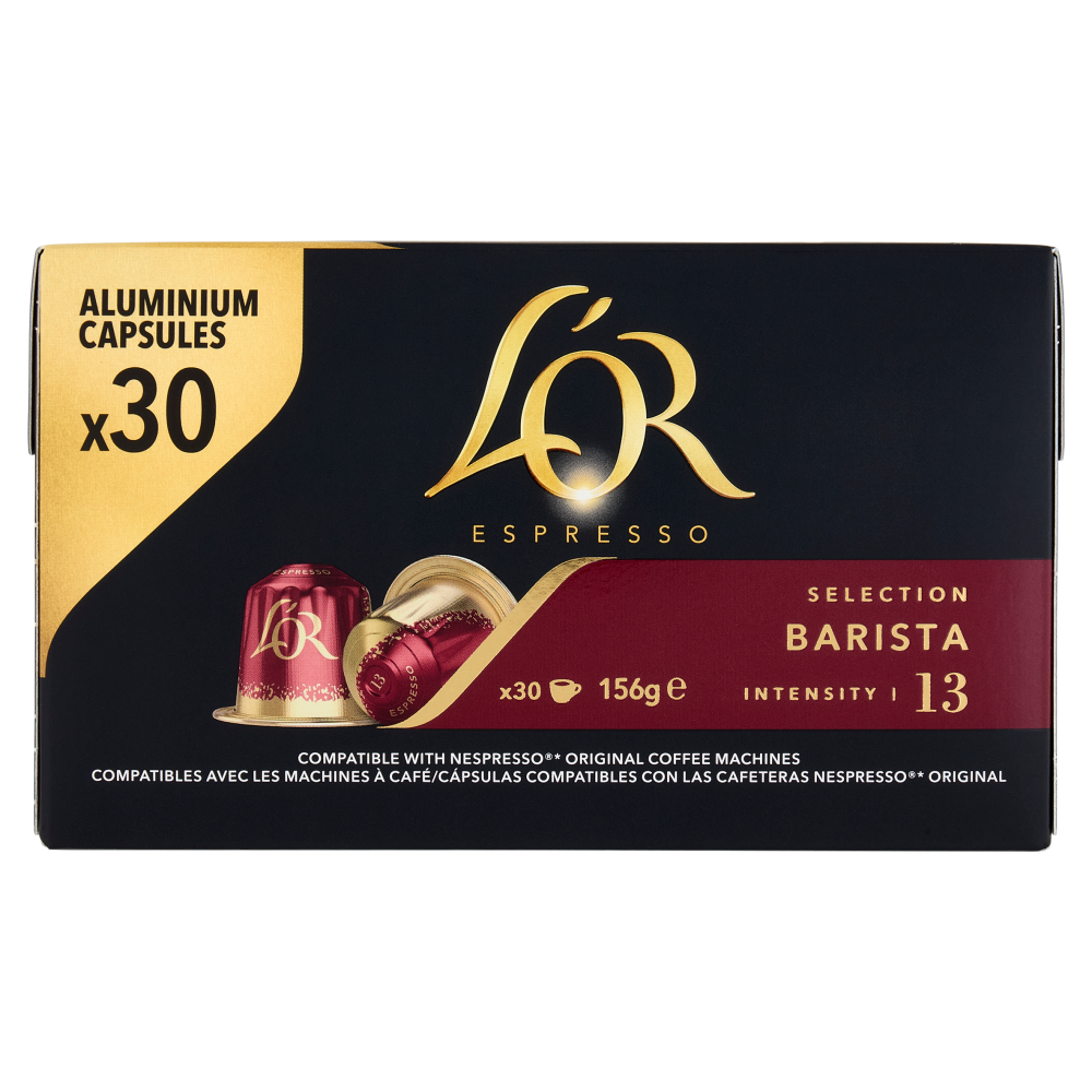 L'OR Barista 13- 30 Capsule Caffè Compatibili con Macchine Nespresso*® Original 156g