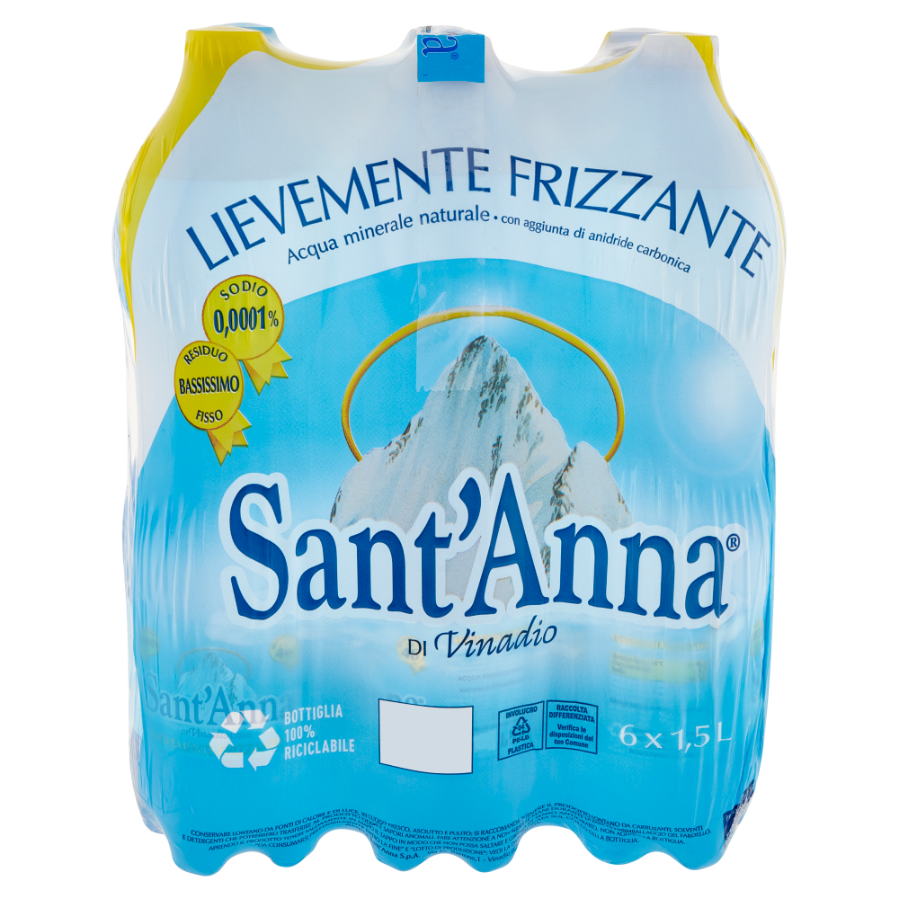 Sant'Anna di Vinadio Lievemente Frizzante 6 x 1,5 L