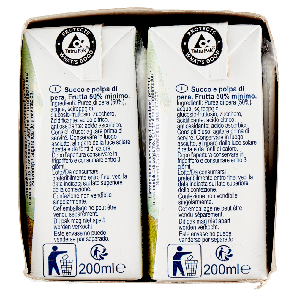 Simpl Succo e polpa di Pera 6 x 200 ml