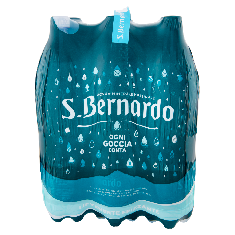 S.Bernardo Rocciaviva Lievemente Frizzante 6 x 1,5 L
