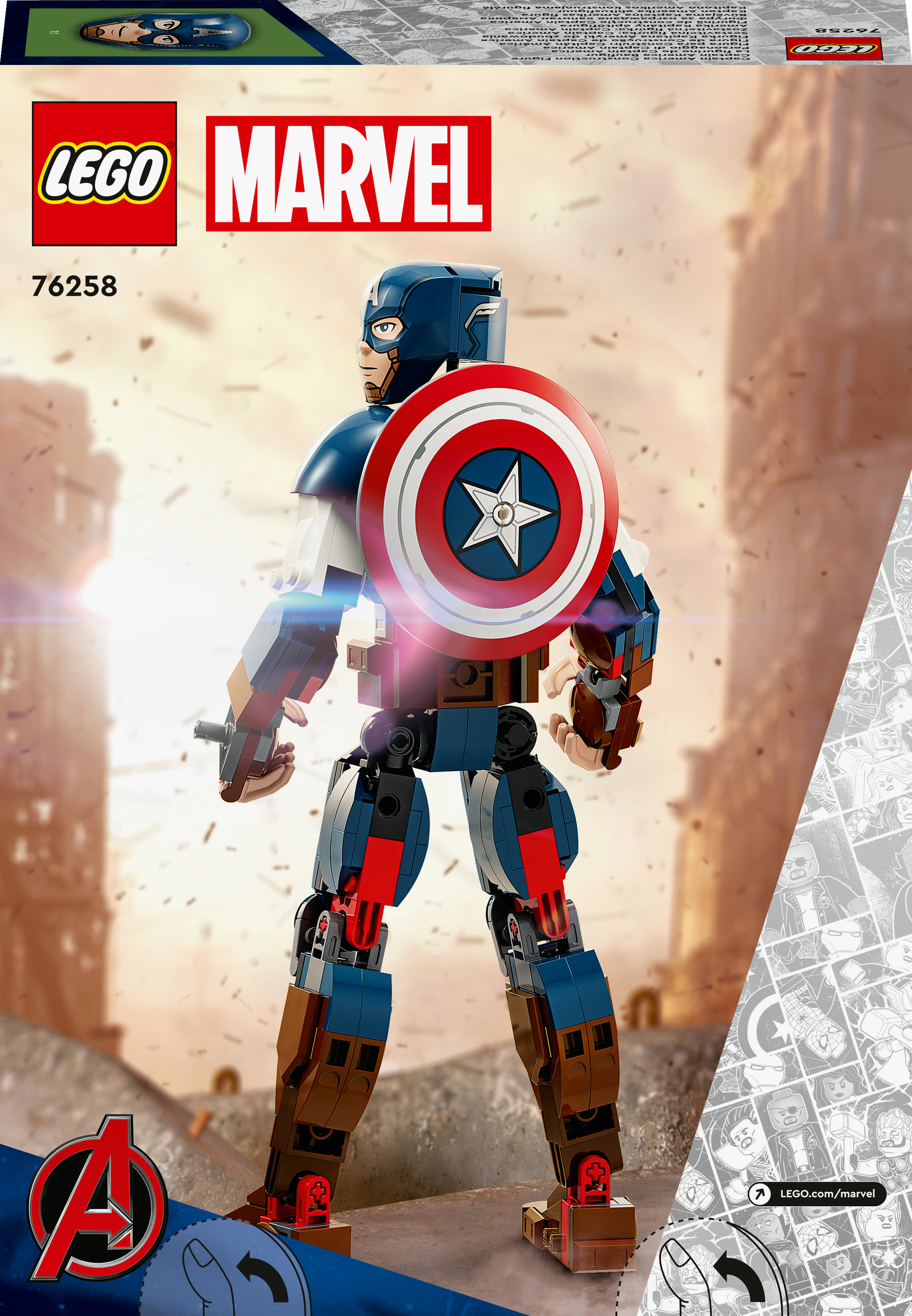 LEGO Marvel Super Heroes Personaggio di Captain America