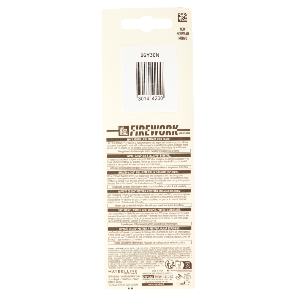 Maybelline New York Ciglia Sensazionali Firework 10 ml