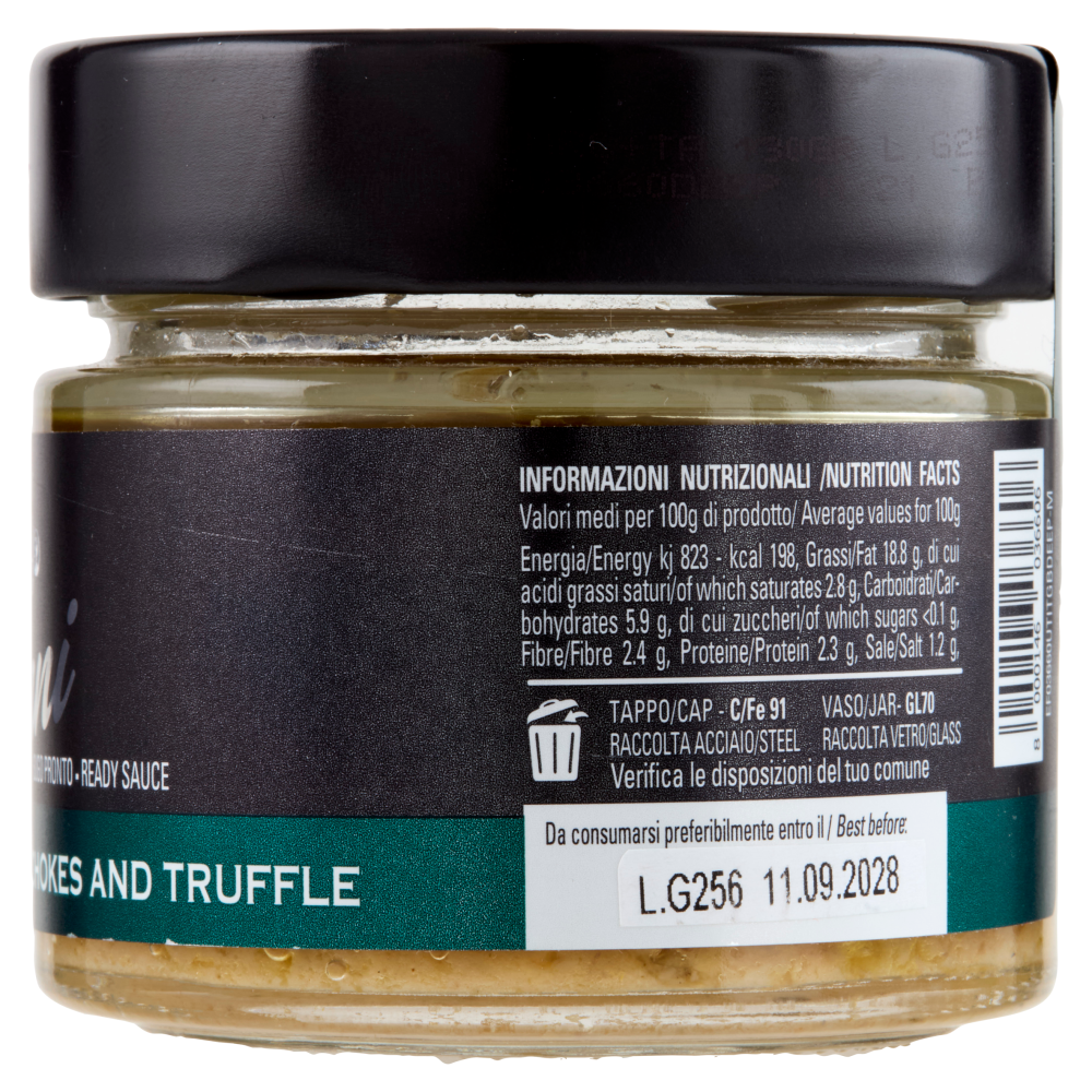 Urbani Tartufi Sugo Pronto Carciofi e Tartufo 130 g
