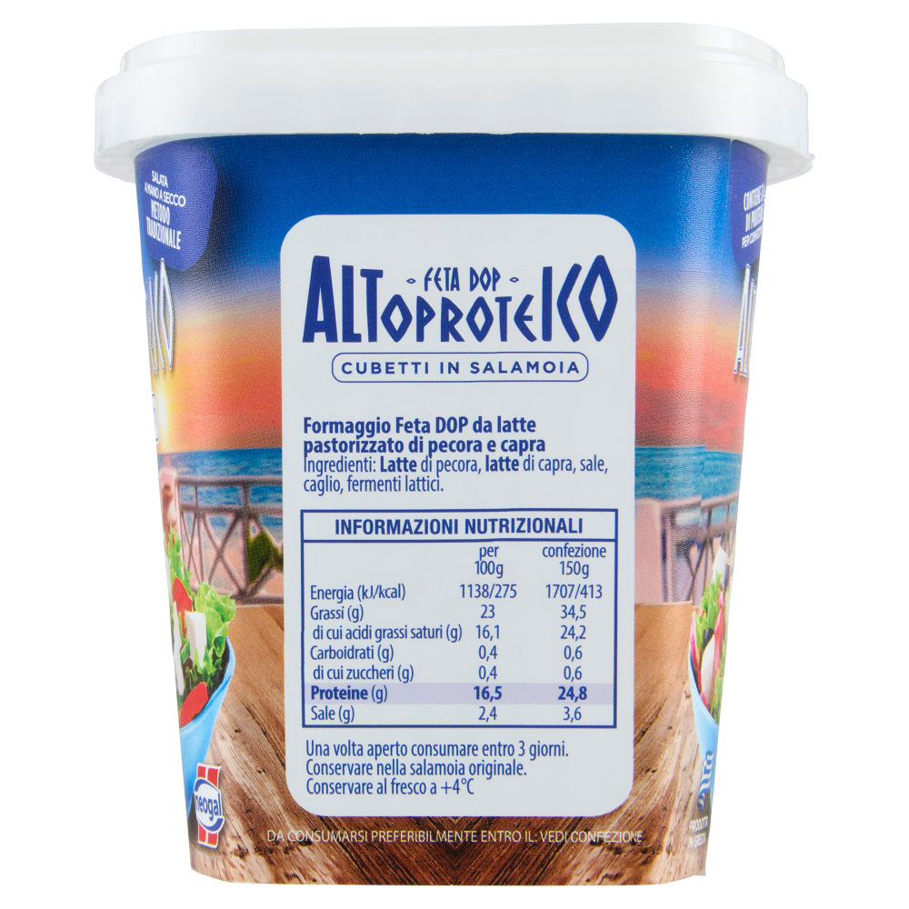 neogal Altoproteico Feta DOP Cubetti 400 g