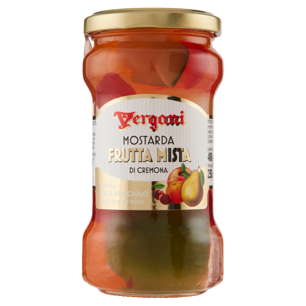 Vergani Mostarda Frutta Mista di Cremona 400 g