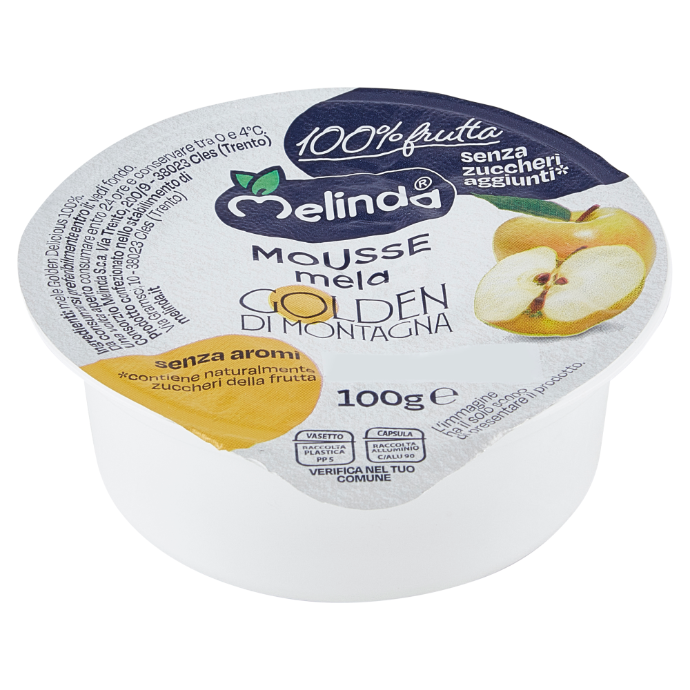 Melinda Mousse mela Golden di Montagna 100 g