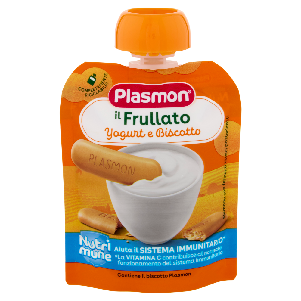 Plasmon il Frullato Yogurt e Biscotto Nutrimune 85 g